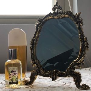 Vintage self standing mirror